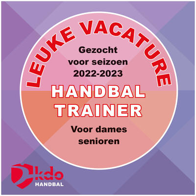 NOODOPROEP! Per direct handbaltrainers gezocht...